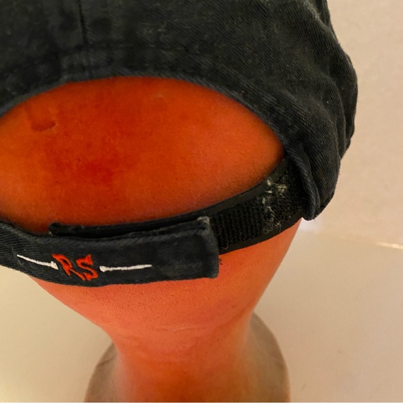 Vintage The Rolling Stones distressed tongue tour baseball hat cap 2005 black - Picture 6 of 9